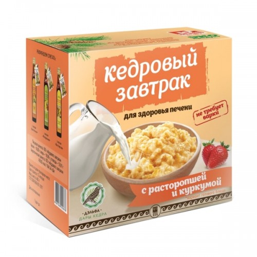 Купить Завтрак кедровый для здоровья печени с расторопшей и куркумой  г. Владикавказ  